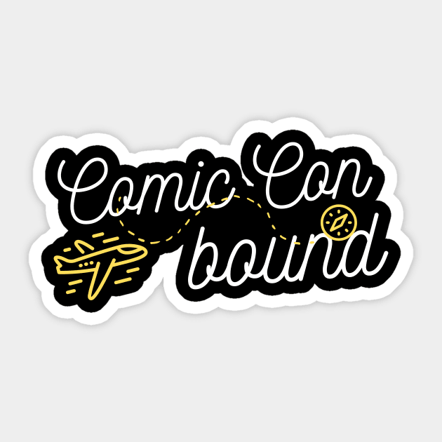 Comic Con Bound Sticker by templeofgeek